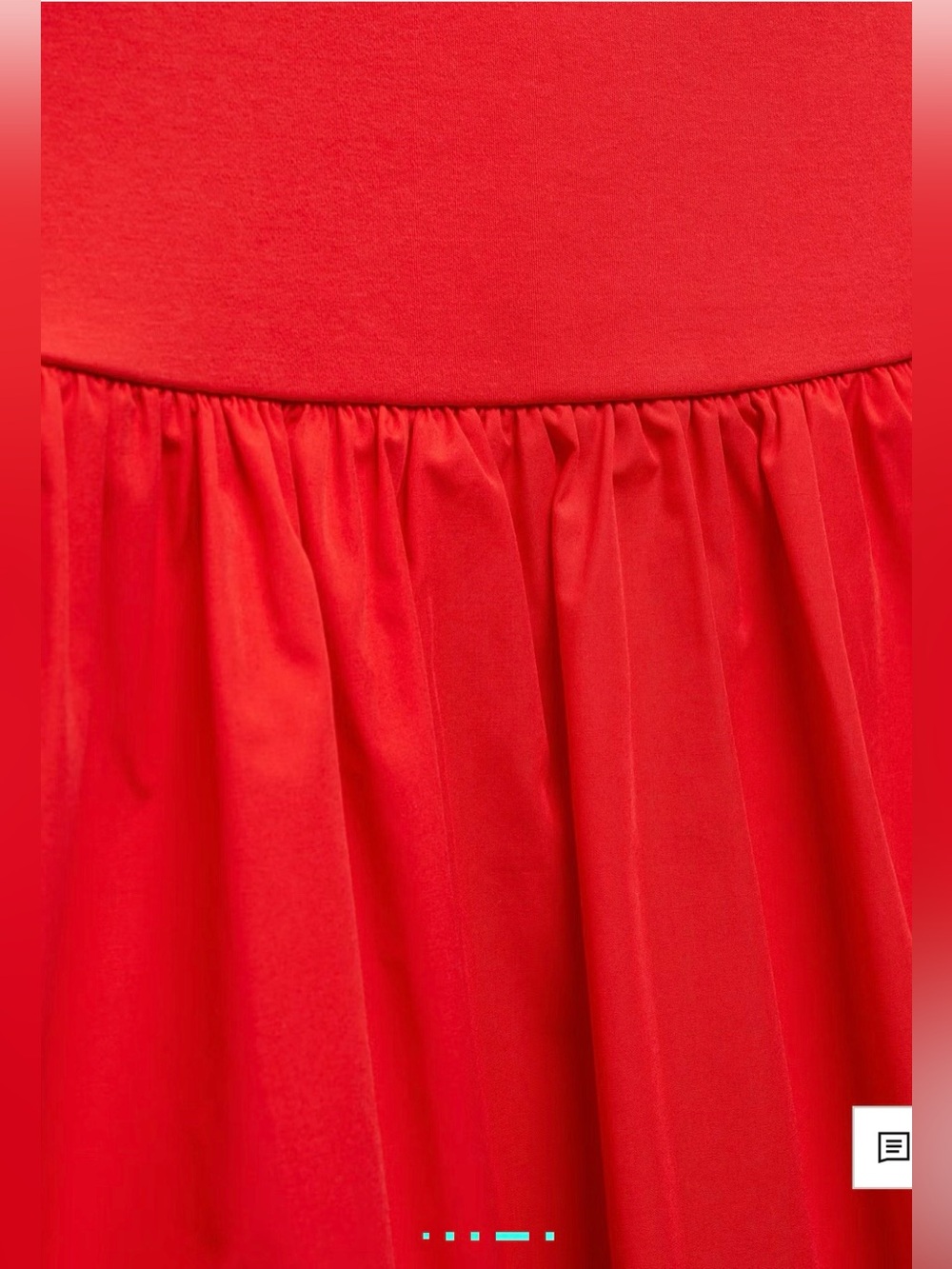 Mango- Red Scoop Neck Mini Dress - Picture 5 of 6